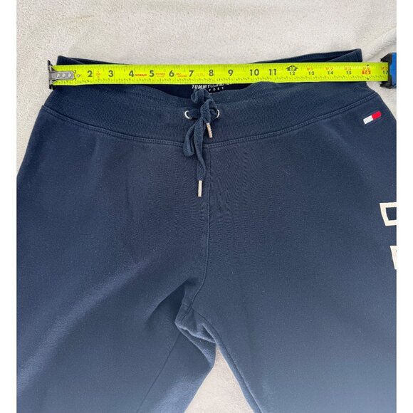 Tommy Hilfiger Womens Navy Blue Logo Sweatpants Size L - Picture 5 of 13